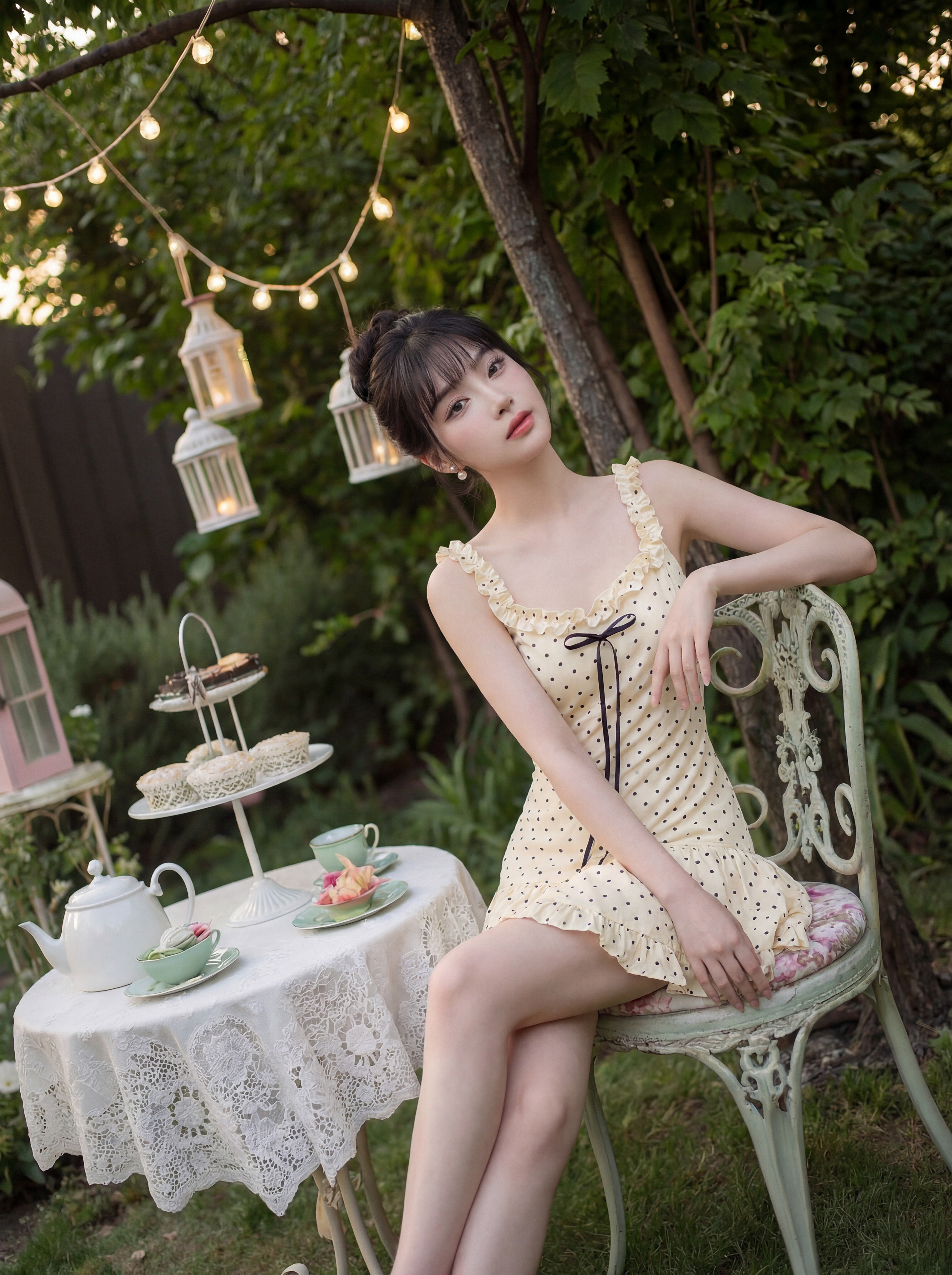 Garden Tea Room Elegance - Kan Studio AI
