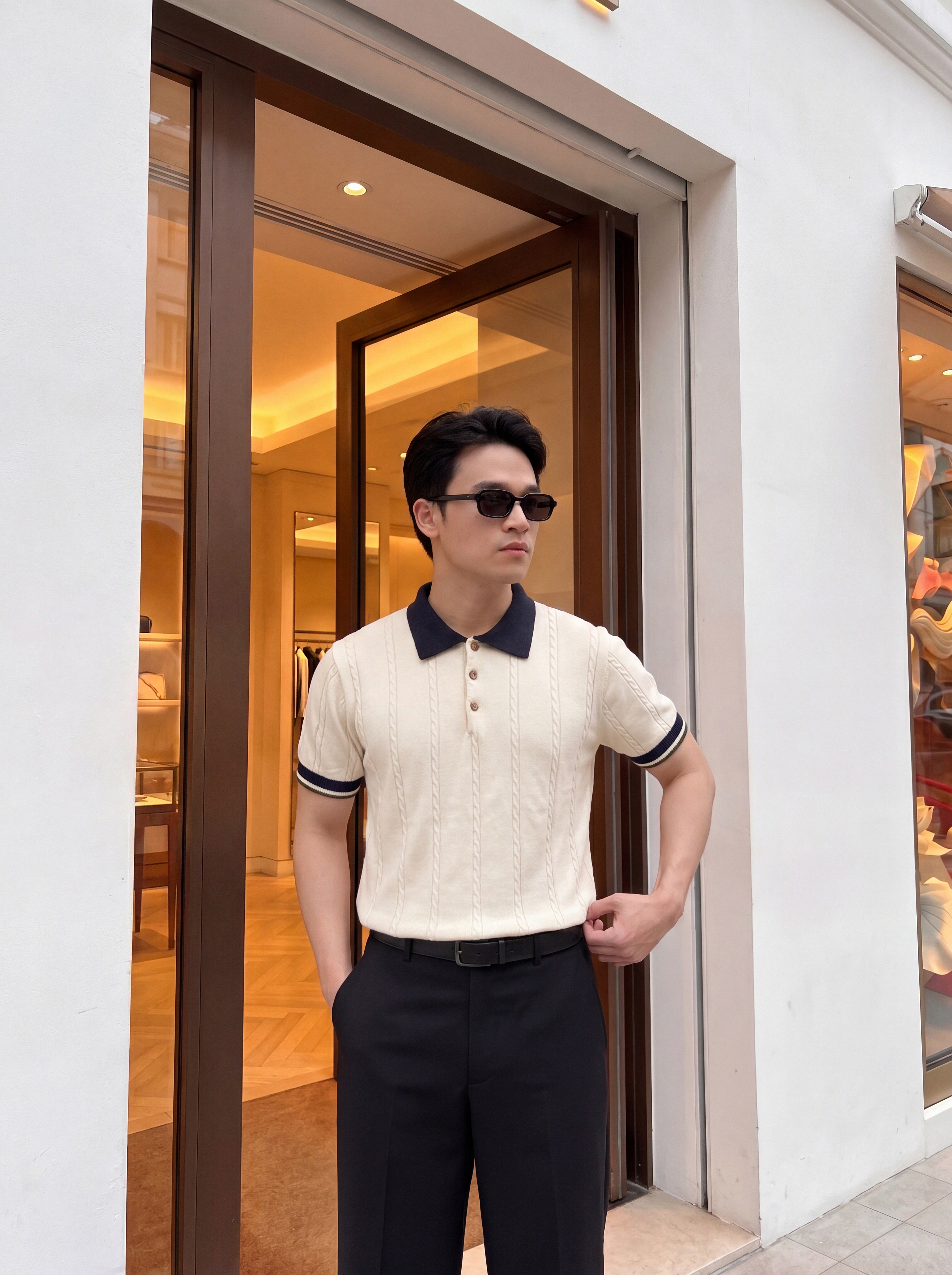 Classy Resort Polo - Kan Studio AI
